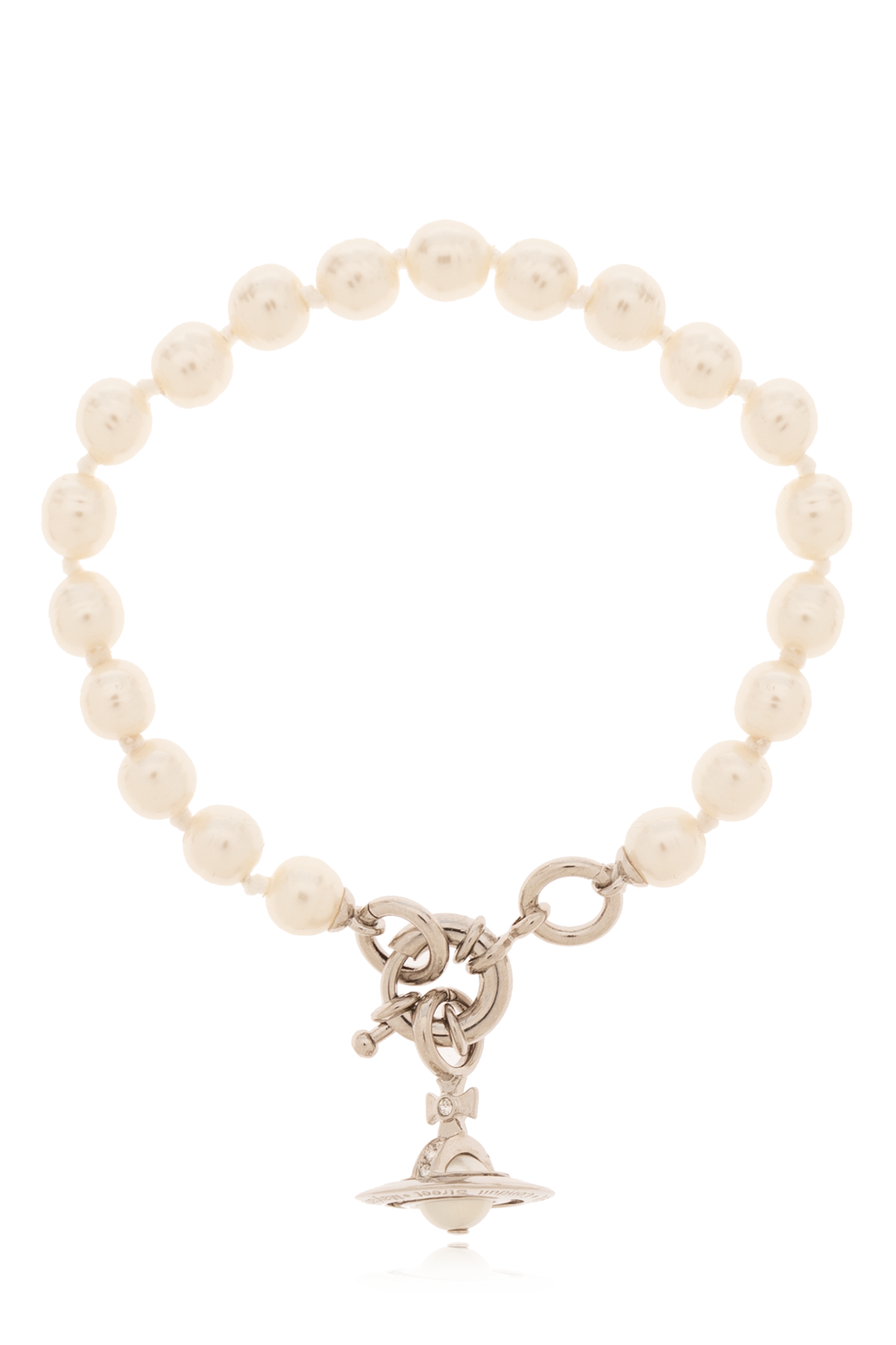 Cream Pearl bracelet 'Aleksa' Vivienne Westwood